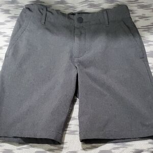 All in Motion Gray Flat Front Shorts